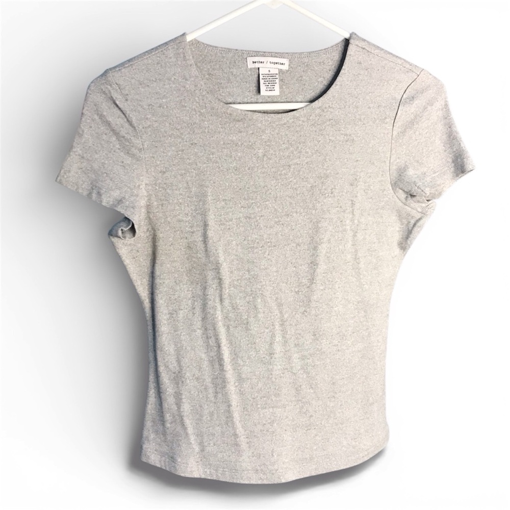 BETTER TOGETHER Classic Heather Gray Women's Short Sleeve Tee